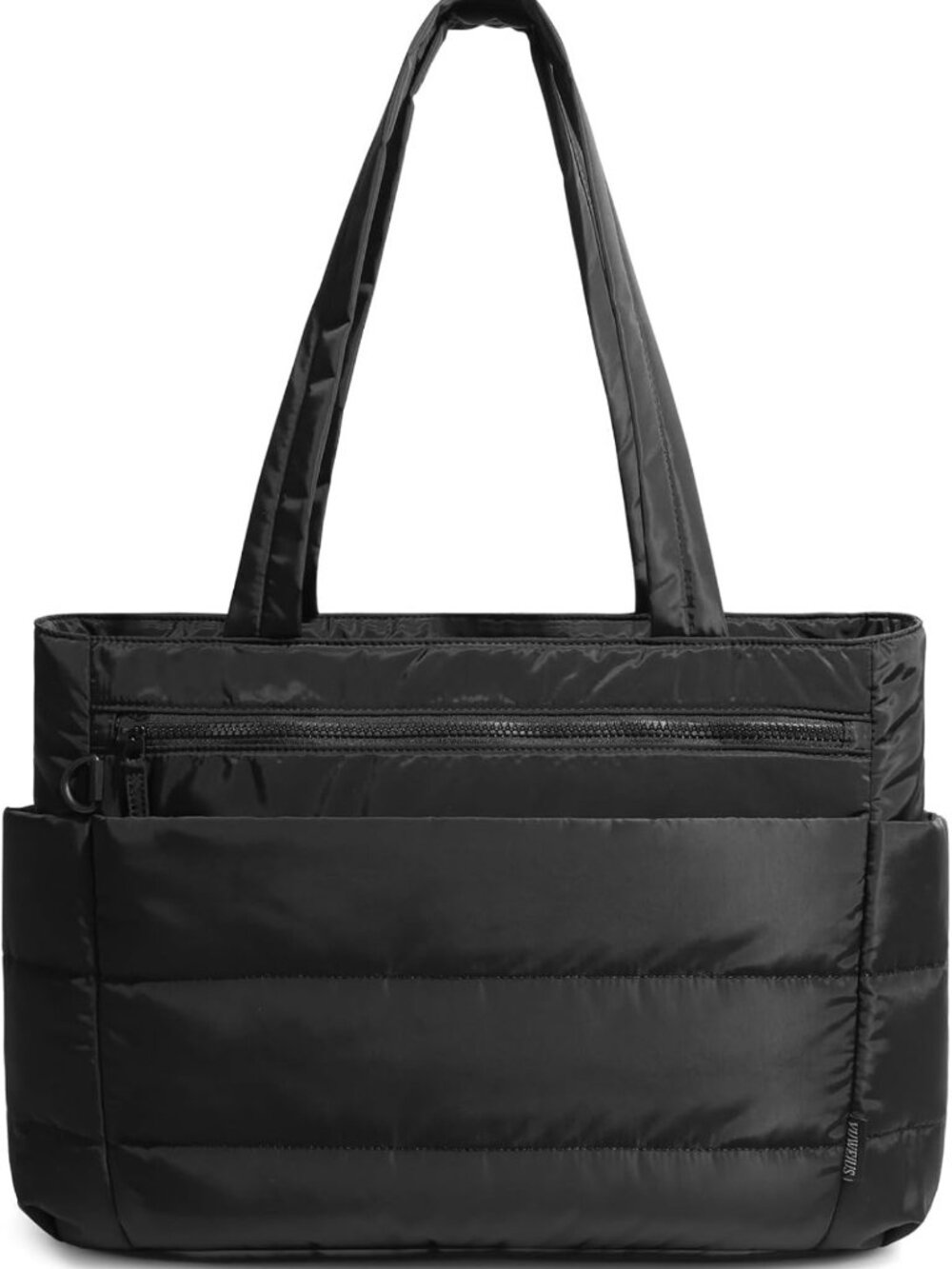 Lightweight Quilted Puffer Tote Bag for Women | Stylish Work Handbag